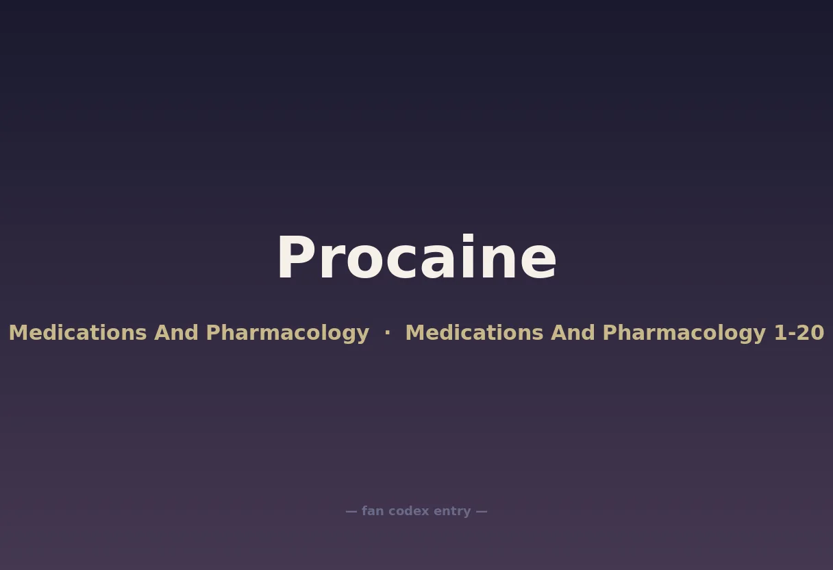Procaine
