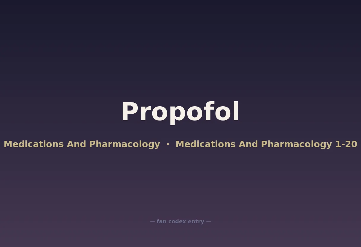 Propofol