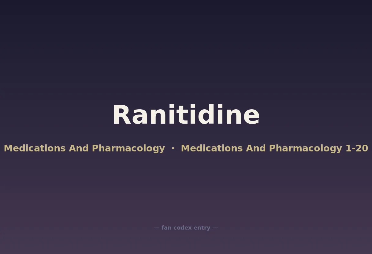 Ranitidine