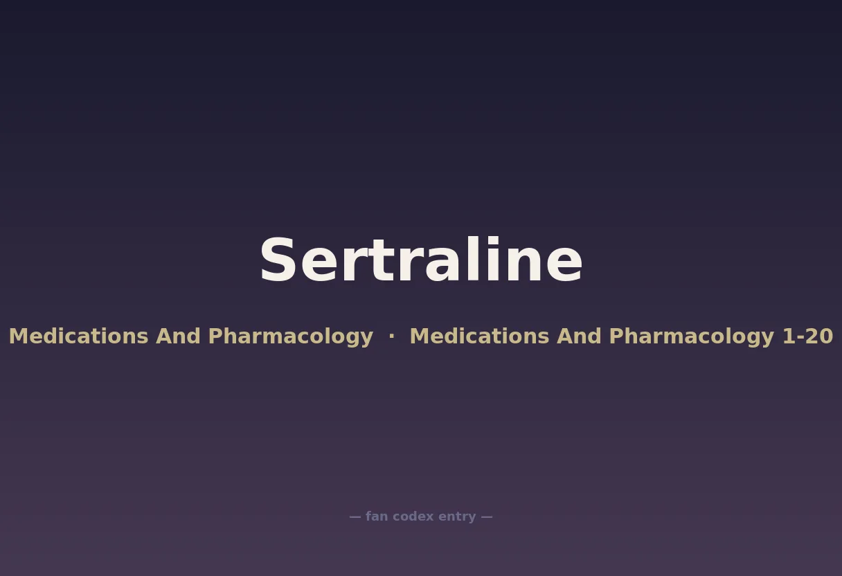 Sertraline