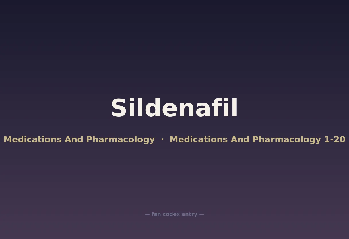 Sildenafil